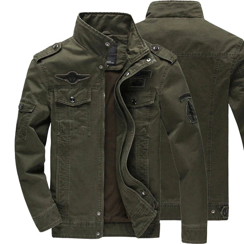 Langärmlige Bikerjacke Für Herren | Reißverschluss