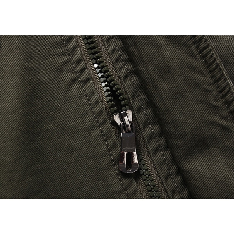 Langärmlige Bikerjacke Für Herren | Reißverschluss