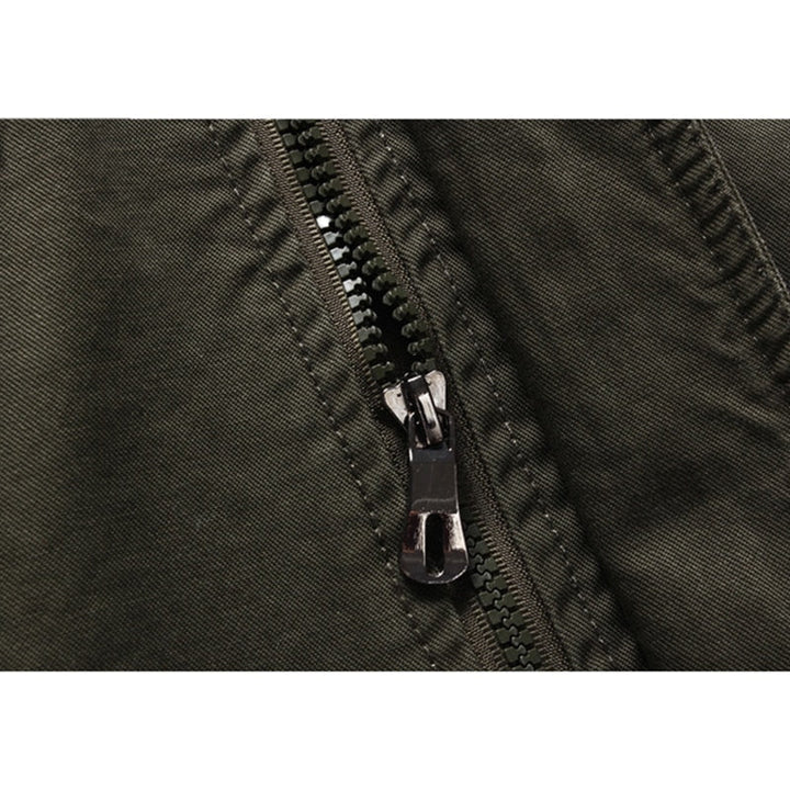Langärmlige Bikerjacke Für Herren | Reißverschluss