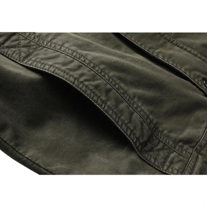 Langärmlige Bikerjacke Für Herren | Reißverschluss