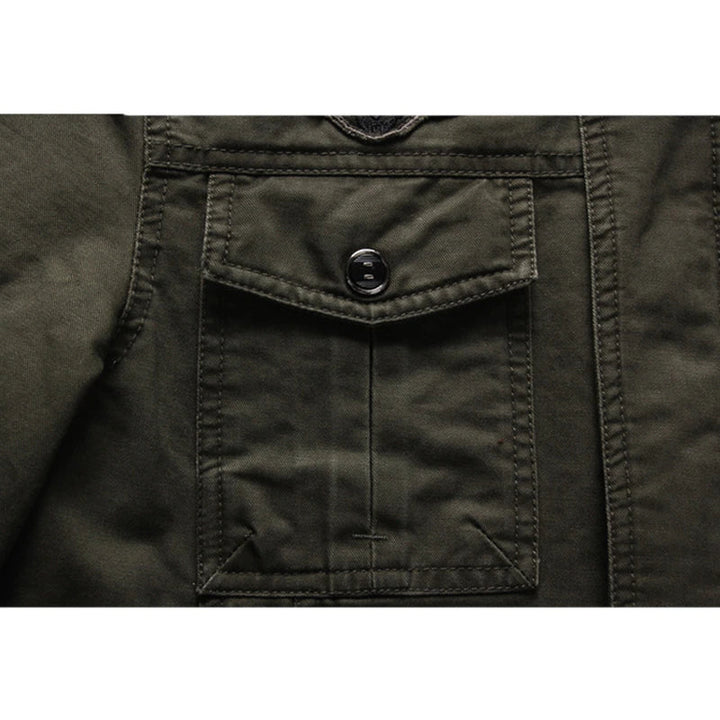 Langärmlige Bikerjacke Für Herren | Reißverschluss