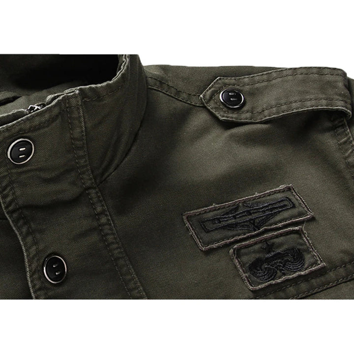 Langärmlige Bikerjacke Für Herren | Reißverschluss