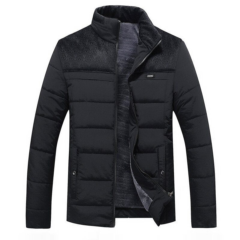 Herren Winter Steppjacke | Stehkragen