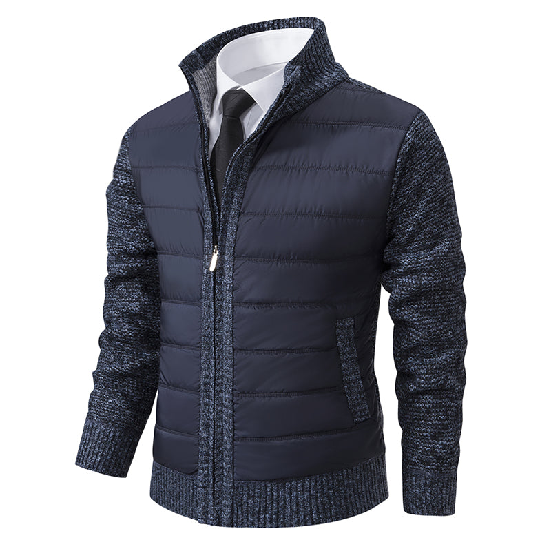 Herren Winter Strickjacke | Mit Reißverschluss