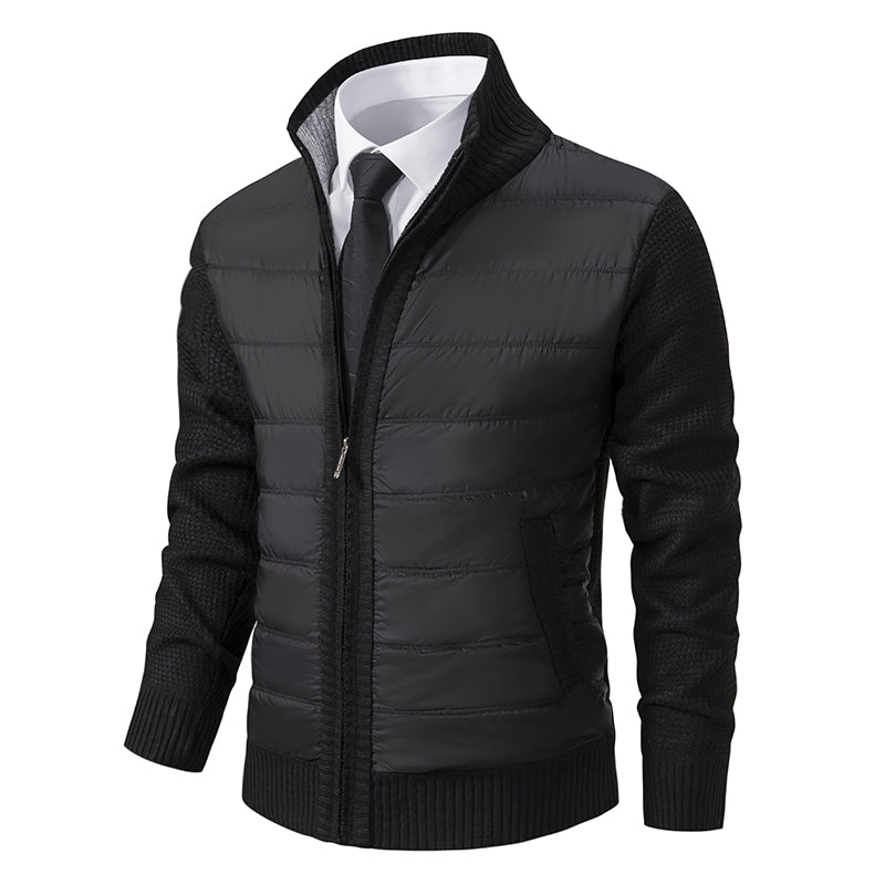 Herren Winter Strickjacke | Mit Reißverschluss