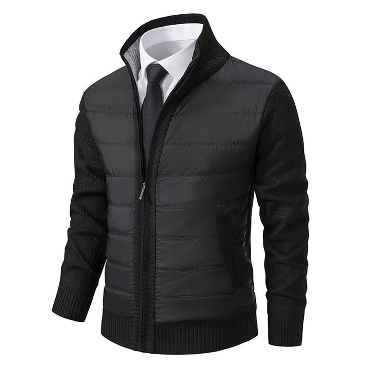 Herren Winter Strickjacke | Mit Reißverschluss