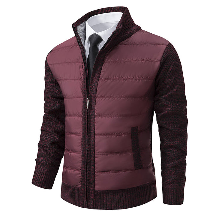 Herren Winter Strickjacke | Mit Reißverschluss
