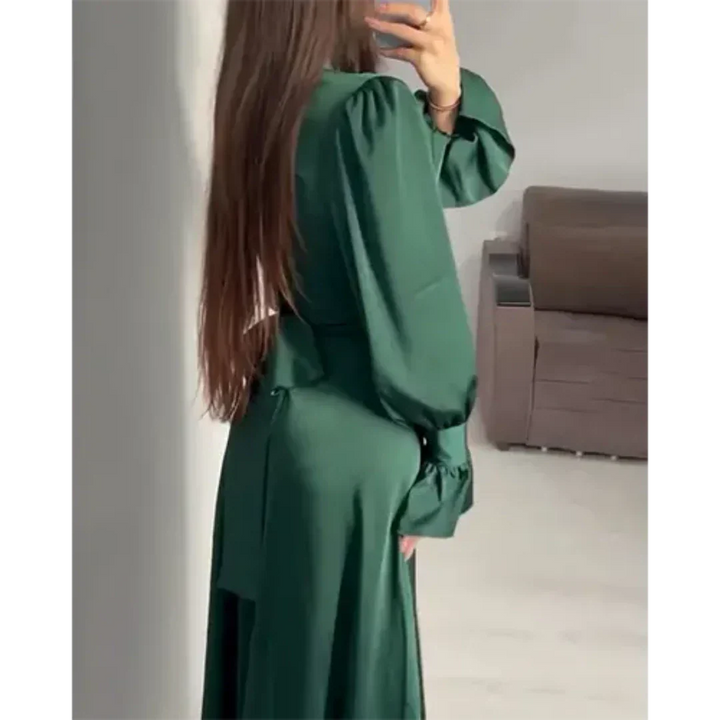 Emerald | Damen Elegantes Hochzeits Gast Kleid | Maxi
