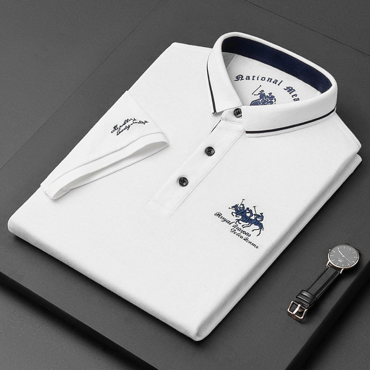 Lässiges Poloshirt Mit Knöpfen Für Herren | Kurzarm