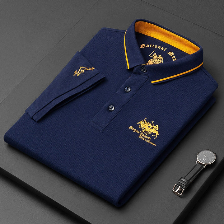 Lässiges Poloshirt Mit Knöpfen Für Herren | Kurzarm