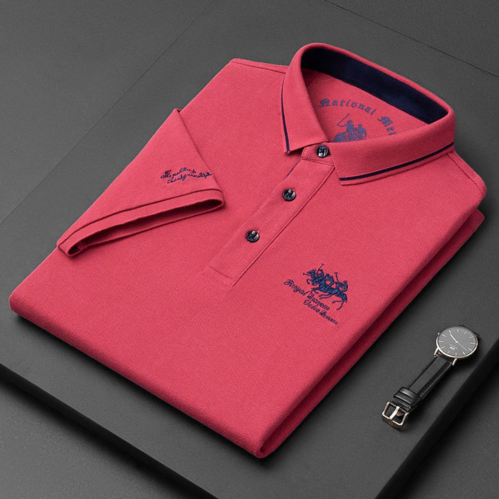 Lässiges Poloshirt Mit Knöpfen Für Herren | Kurzarm