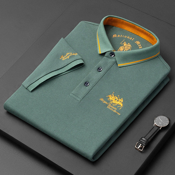 Lässiges Poloshirt Mit Knöpfen Für Herren | Kurzarm