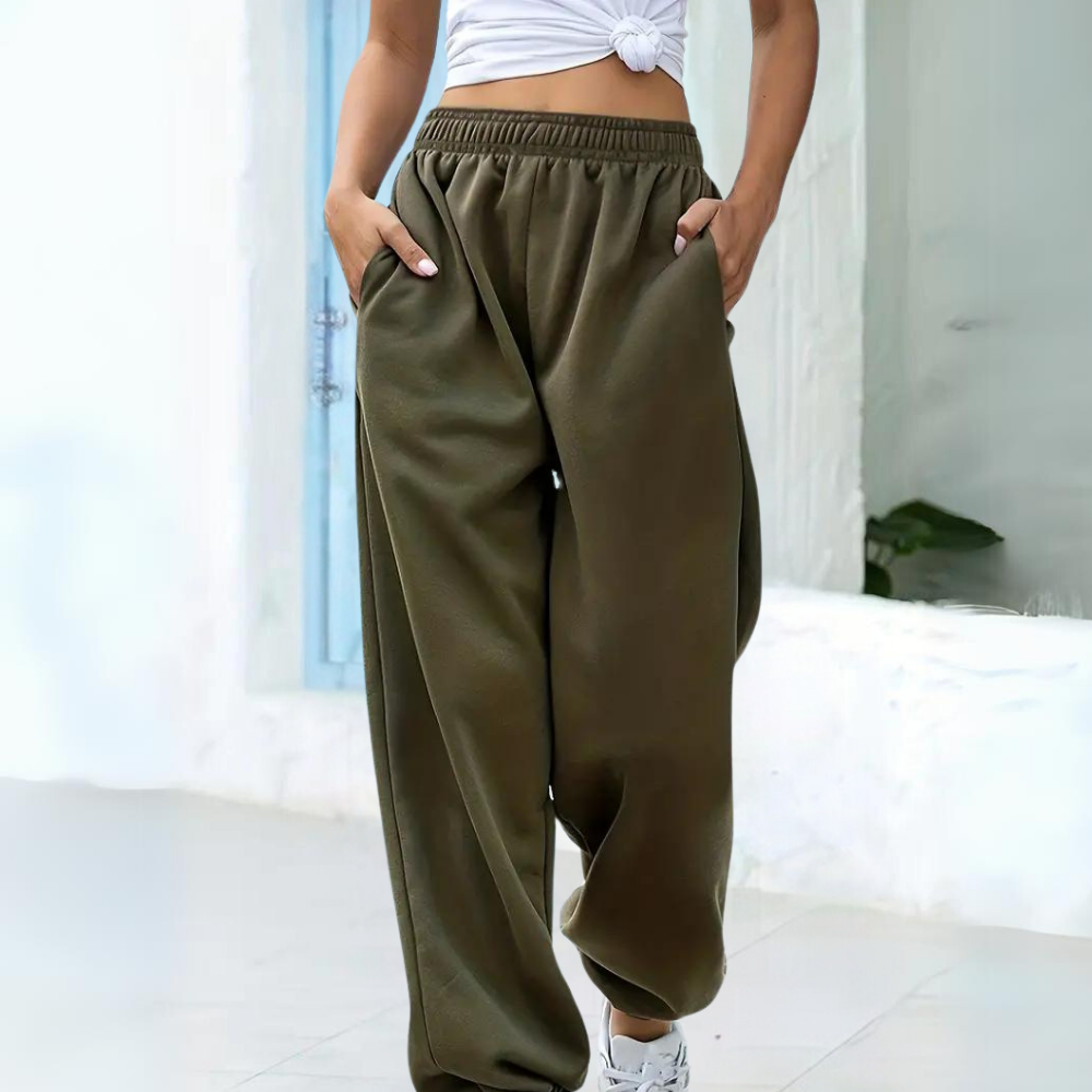 Baggy-Jogginghosen für Damen | Hohe Taille