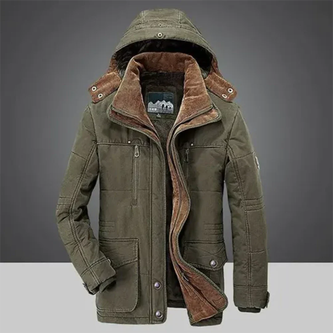 Lexer | Herren Klassiker Winter Kapuze Jacke | Warme