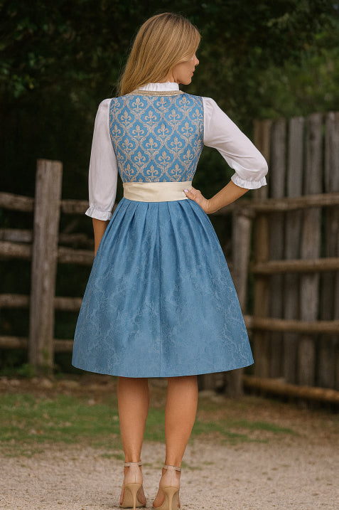 Traditionelles Klassisches Kleid Für Damen | Midi