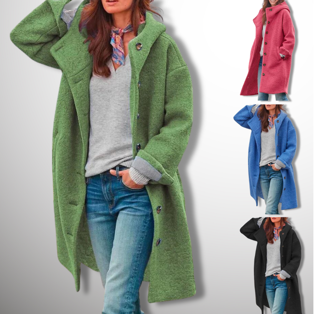 Eda | Damen Eleganter Winter Mantel | Warme