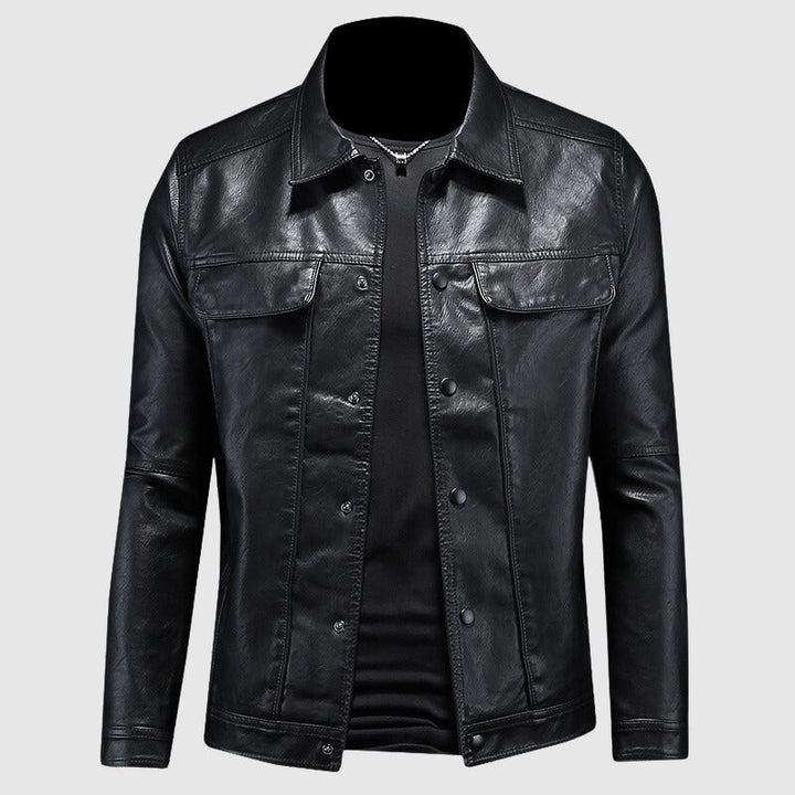 Herren Premium Bikerjacke | Lässig
