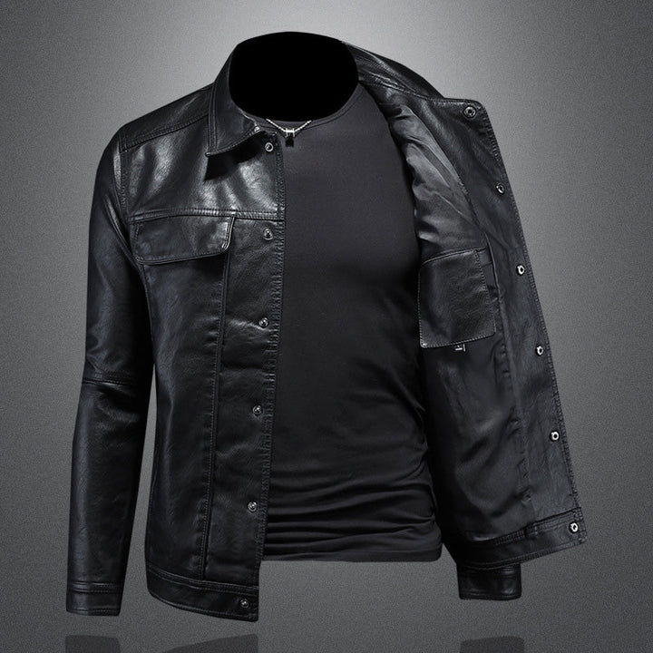 Herren Premium Bikerjacke | Lässig
