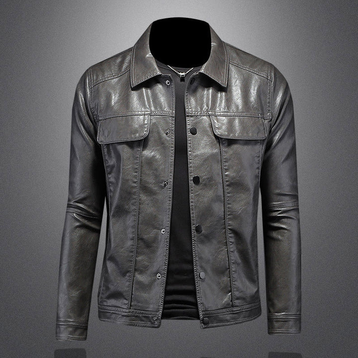 Herren Premium Bikerjacke | Lässig