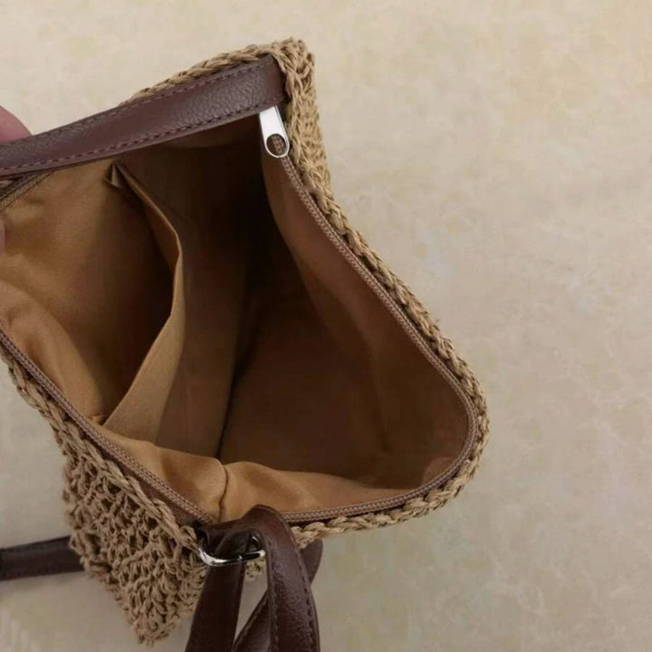 Geflochtene Umhängetasche Für Damen | Geräumig