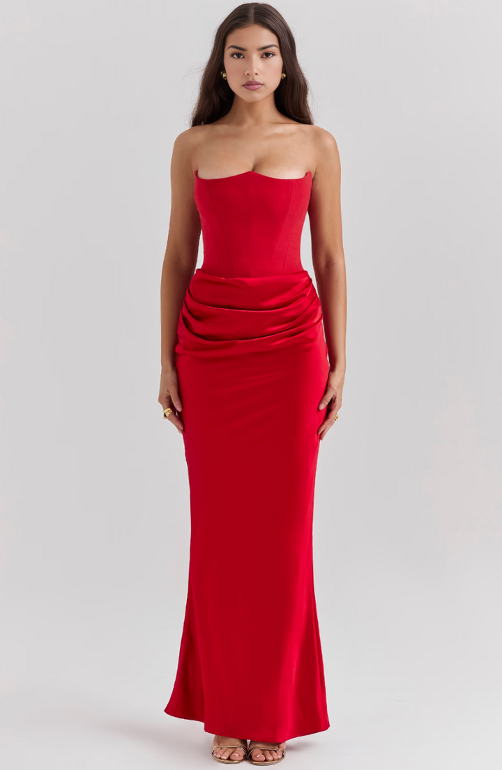 Elegantes Maxikleid Für Formelle Hochzeitsgäste