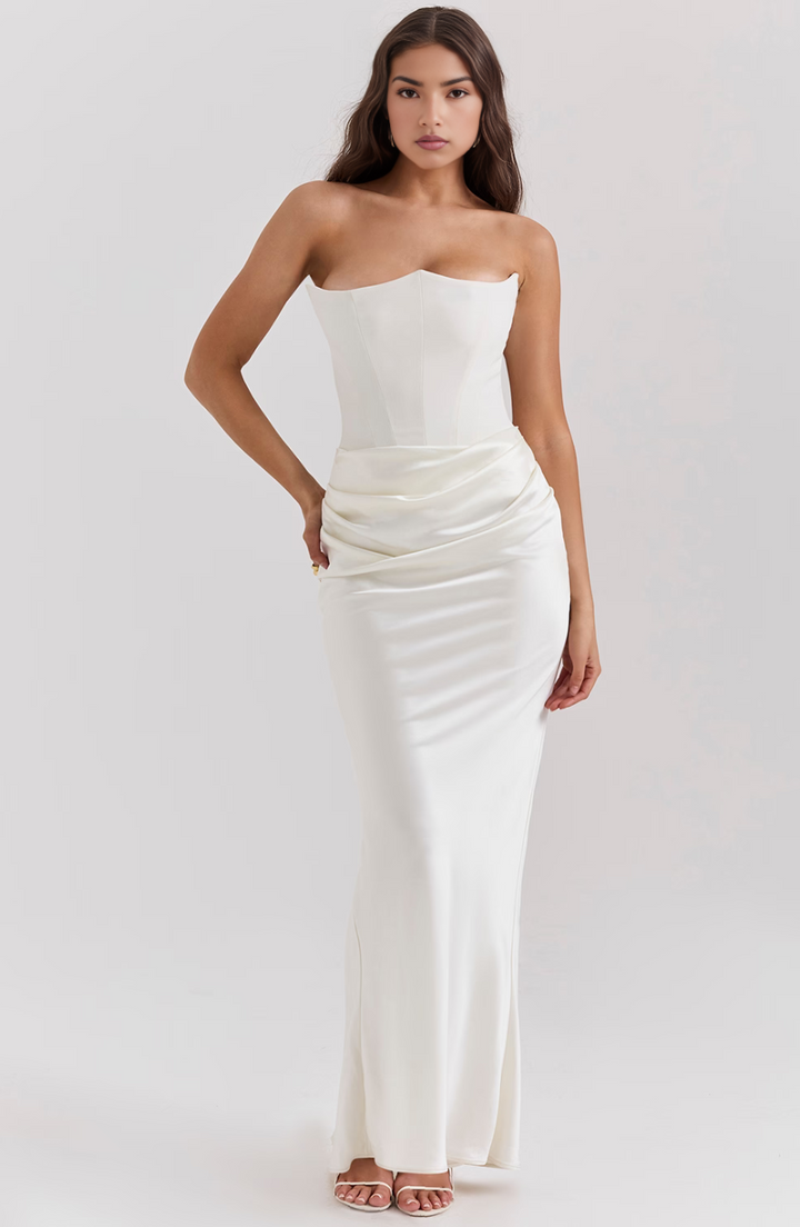Elegantes Maxikleid Für Formelle Hochzeitsgäste
