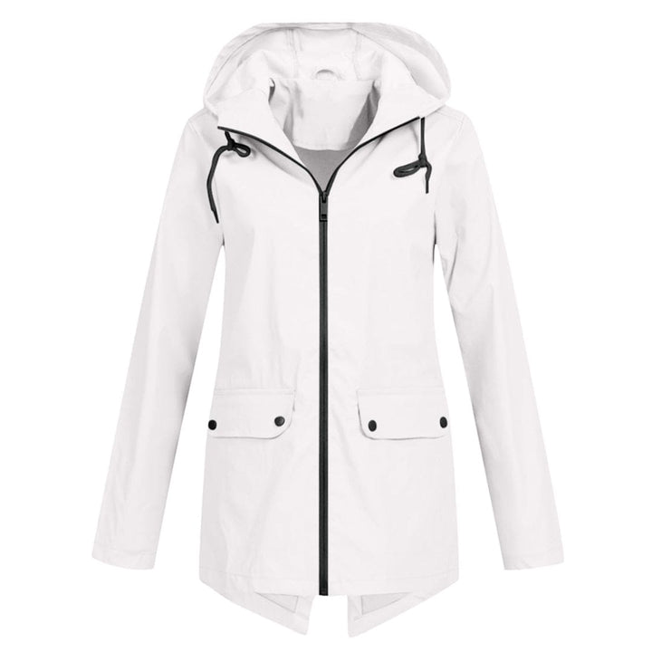 Damen Kapuze Regenjacke | Wasserdichte