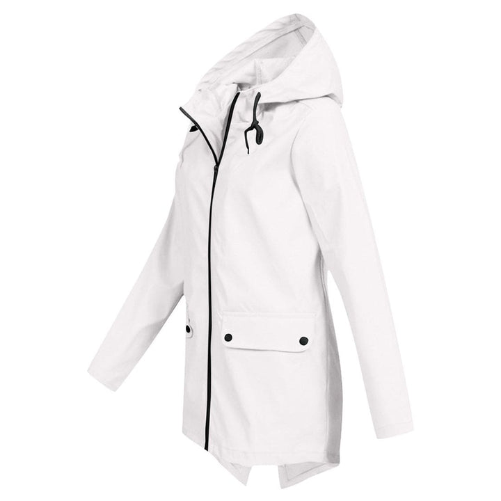 Damen Kapuze Regenjacke | Wasserdichte