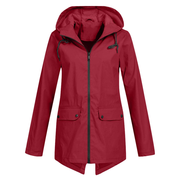 Damen Kapuze Regenjacke | Wasserdichte