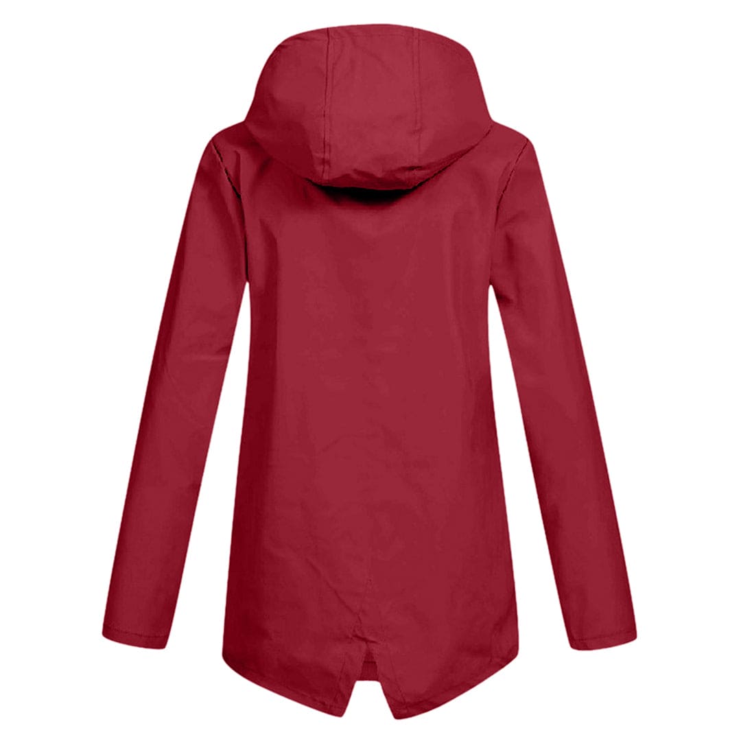Damen Kapuze Regenjacke | Wasserdichte