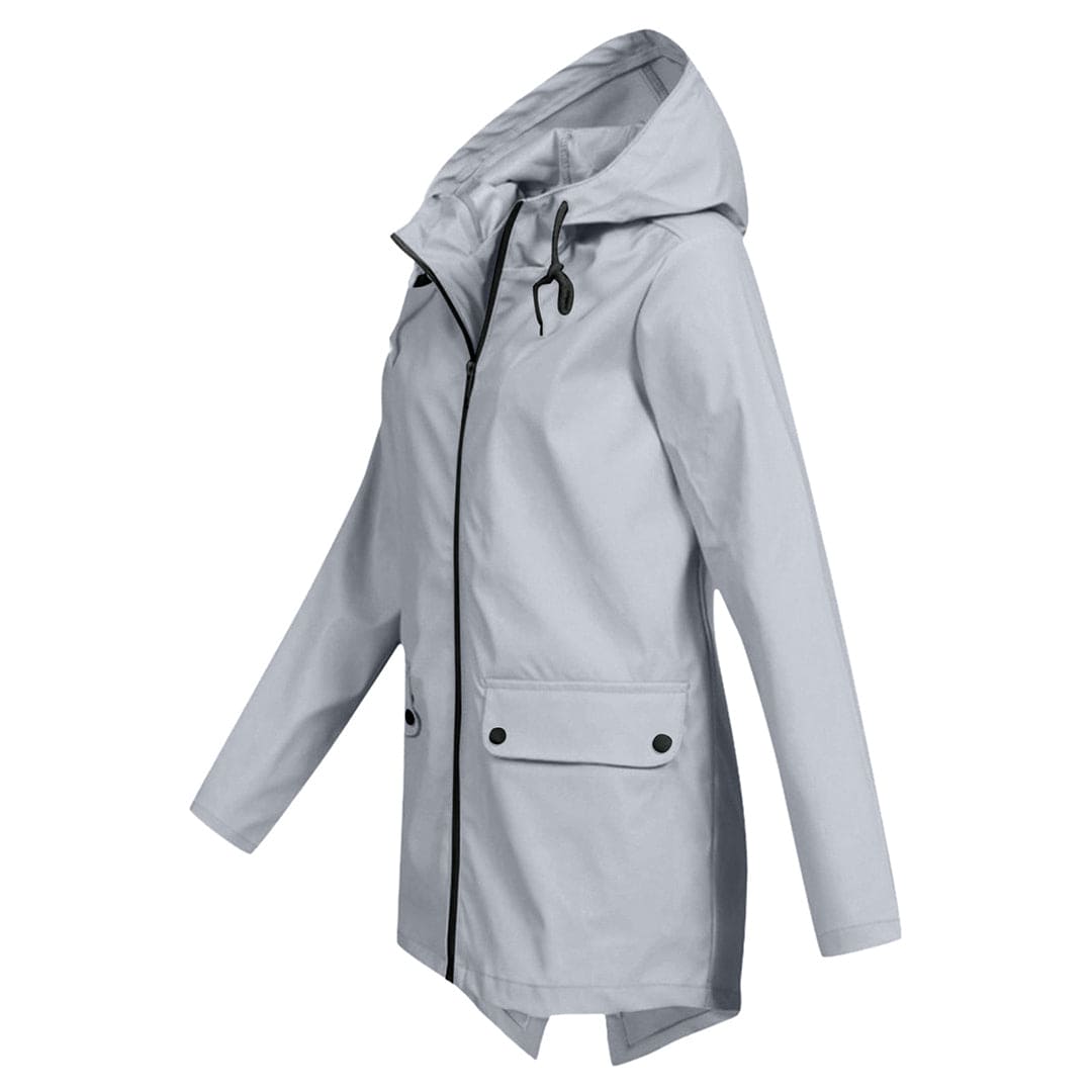 Damen Kapuze Regenjacke | Wasserdichte