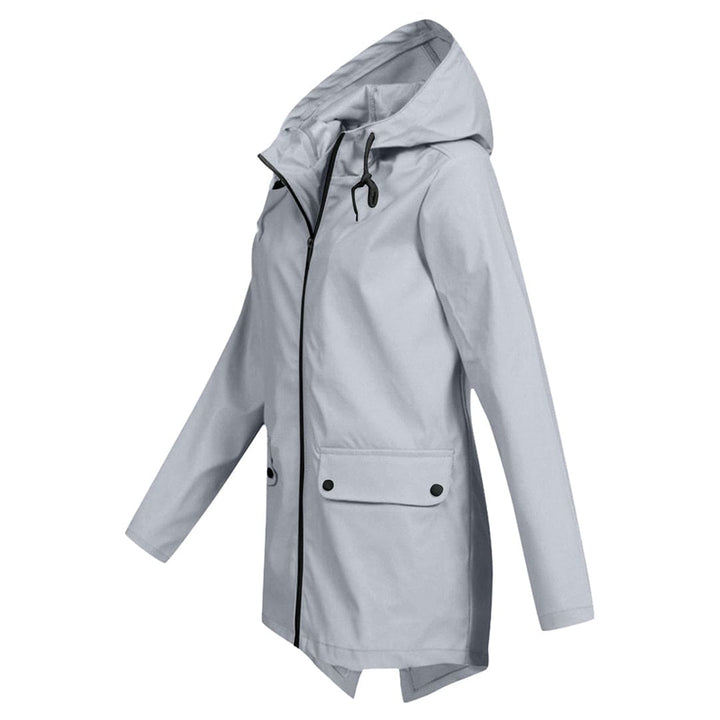 Damen Kapuze Regenjacke | Wasserdichte