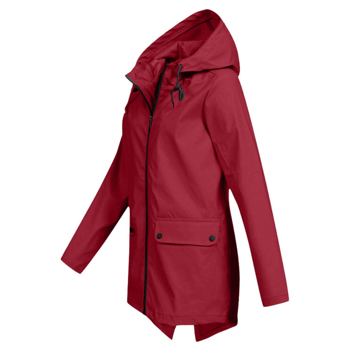 Damen Kapuze Regenjacke | Wasserdichte