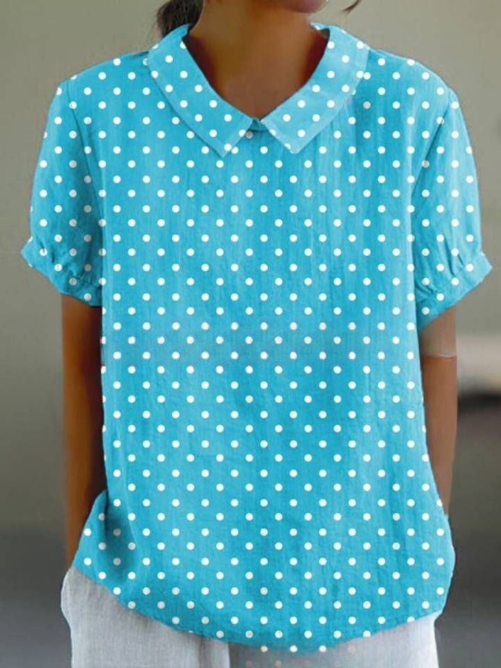 Damen Vintage Blumenmuster Bluse | Lässig