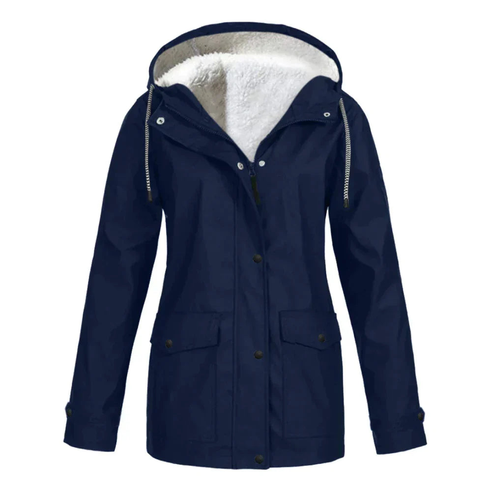 Stylische Regenjacke für Damen | Warme