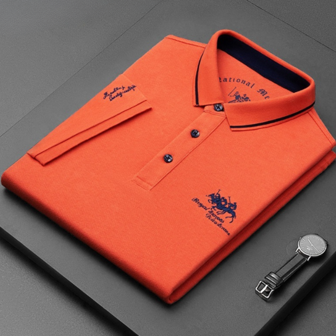 Lässiges Poloshirt Mit Knöpfen Für Herren | Kurzarm