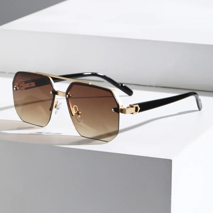 Variant image for Geometrische Herren Sonnenbrille – Modern und Stilvoll-4