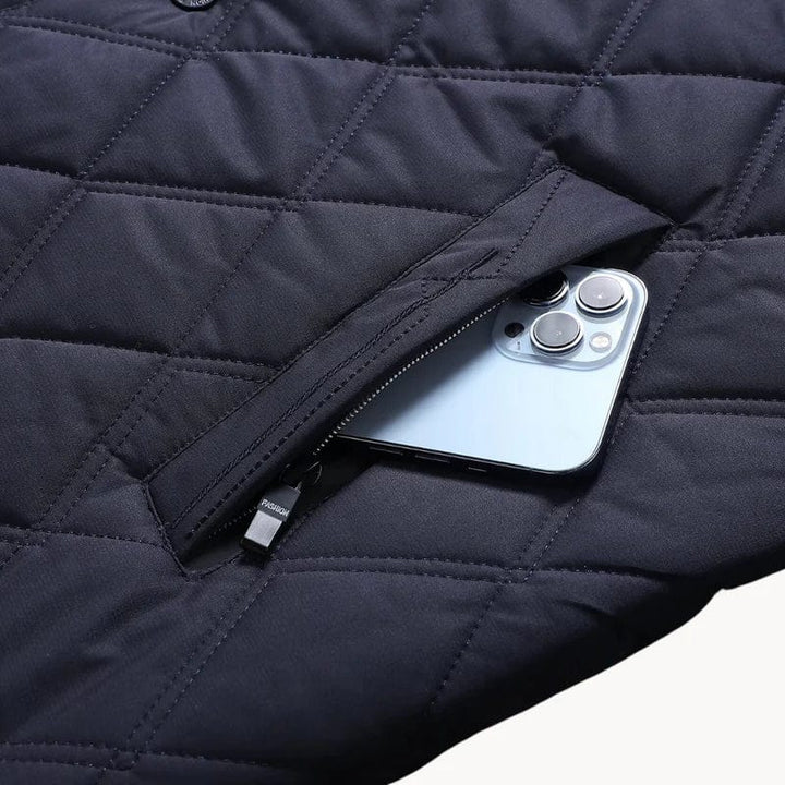 Klassische Winter Steppjacke für Herren | Lässig