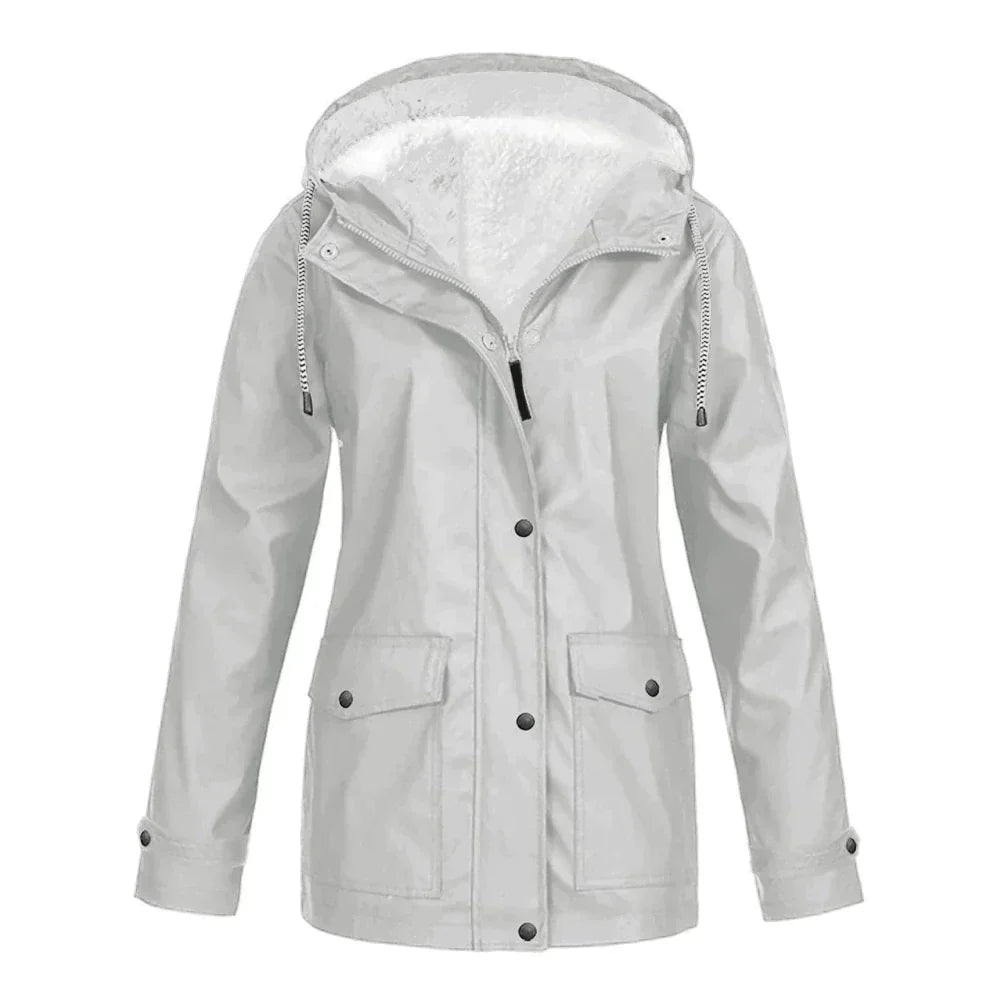 Stylische Regenjacke für Damen | Warme