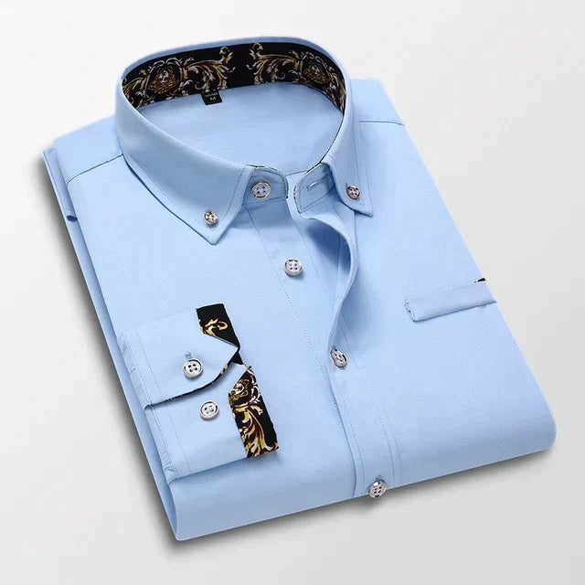 Formelles Button Down Hemd Für Herren | Arbeit