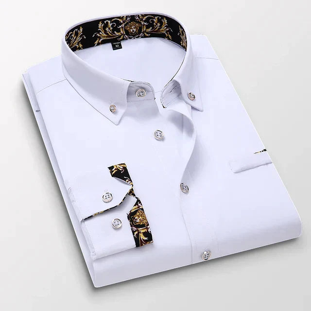 Formelles Button Down Hemd Für Herren | Arbeit
