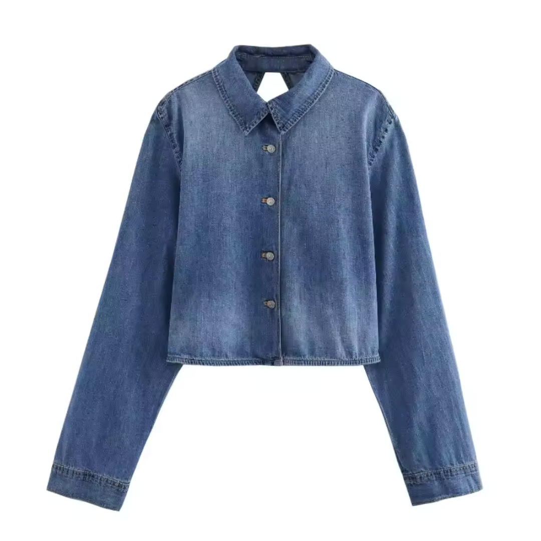 Stilvolle Langarmjacke Für Damen | Rückenfrei