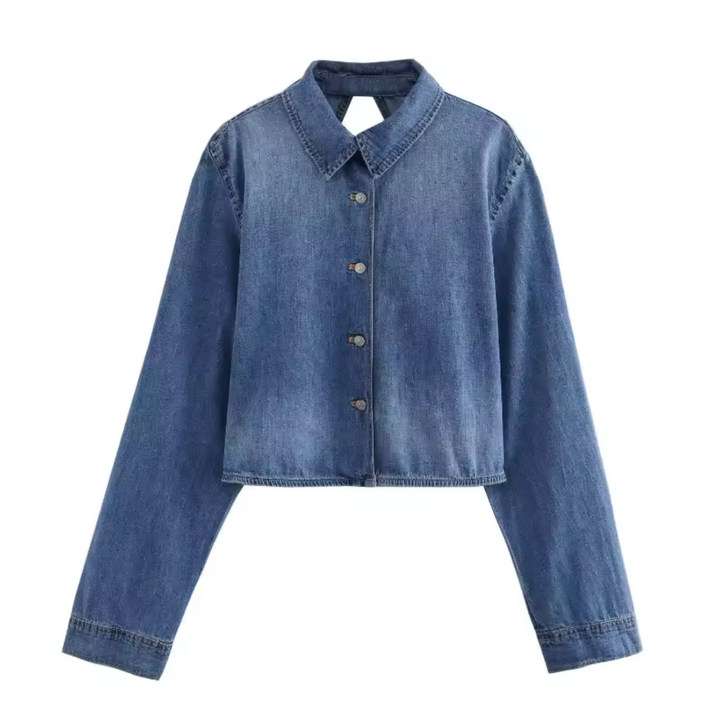 Stilvolle Langarmjacke Für Damen | Rückenfrei