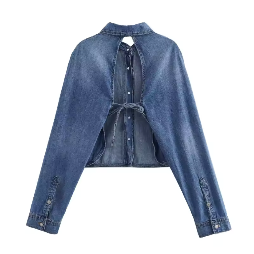 Stilvolle Langarmjacke Für Damen | Rückenfrei