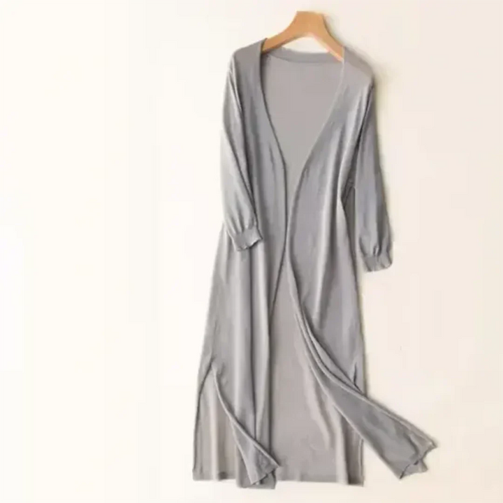 Damen Langer Leichter Eleganter Strickjacke | Langarm