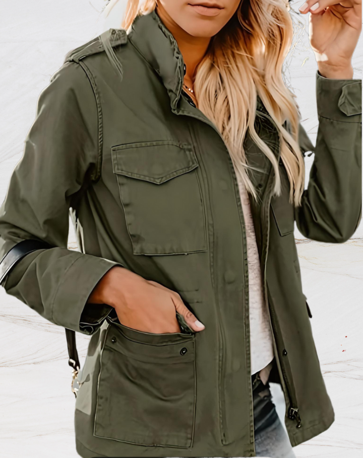Damen Lässige Übergangsjacke | mit Taschen