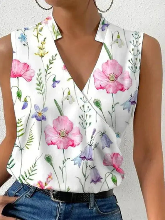 Weiches Sommertop Mit V Ausschnitt Für Damen | Lässig