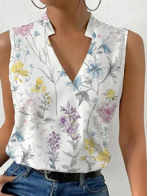 Weiches Sommertop Mit V Ausschnitt Für Damen | Lässig