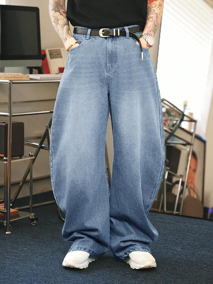 Lässige Baggy-Jeans für Herren | Lockere Passform