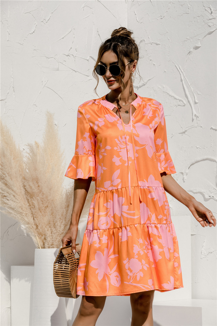Sommerkleid Mit Tiefer Taille Für Damen | Mini